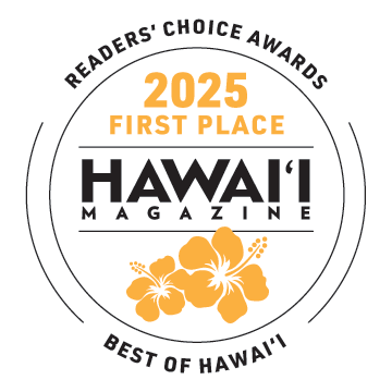 Hawaii Magazine Readers Choice Awards 1st Place 2025