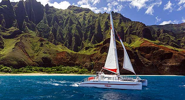 catamaran trips in kauai